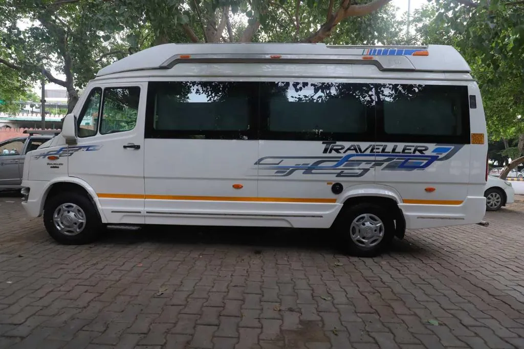 12 Seater Tempo Traveller on Rent in Delhi
