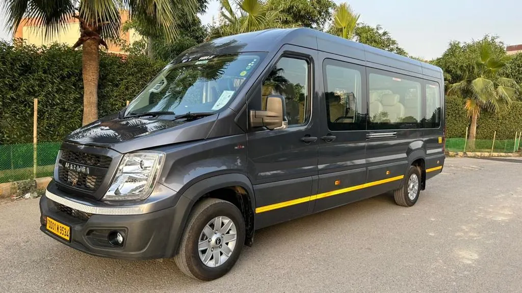 Luxury tempo traveller available for rent in Delhi